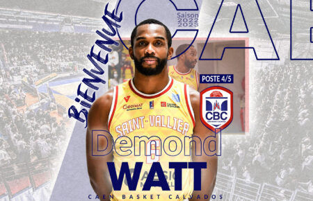 Demond Watt, un gros renfort dans la raquette