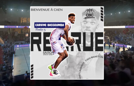 Earvine Bassoumba, nouvel arrivant dans la raquette du CBC