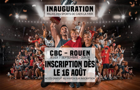 Vos places pour l&rsquo;inauguration du Palais des sports Caen la mer
