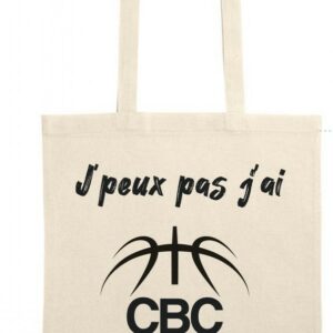 Tote bag « J’peux pas j’ai CBC »