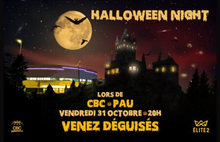 Halloween Night au Palais : un match… et un concours de déguisement !