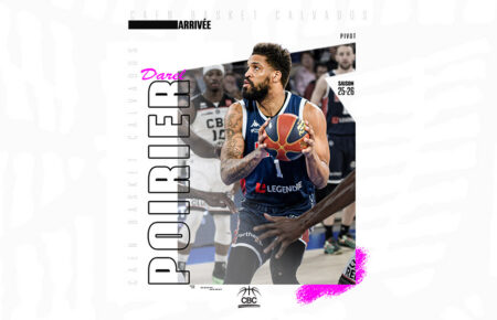 Darel Poirier rejoint le Caen Basket Calvados