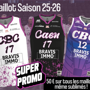 Maillot CBC saison 2025/2026