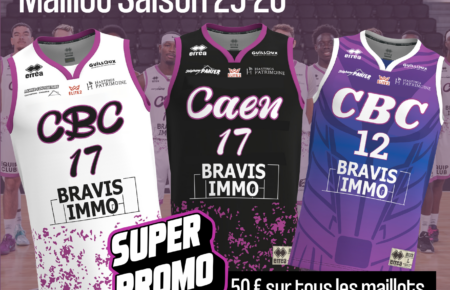 Tous les maillots à 50 € ! À ce prix-là, ça va partir vite.