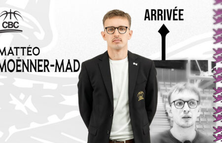 Matteo Moënner-Mad intègre le CBC en qualité de deuxième coach adjoint de l&rsquo;équipe professionnelle